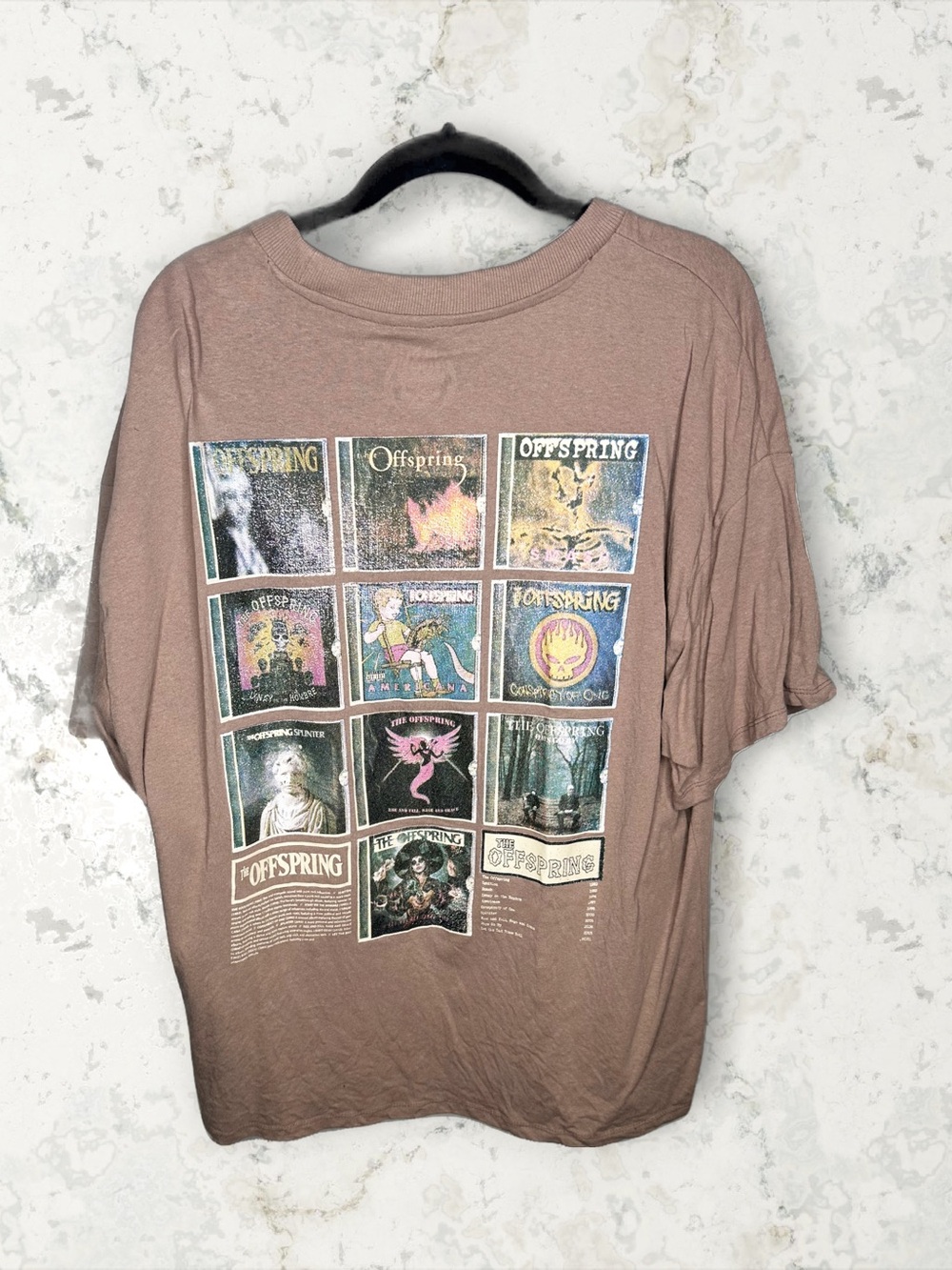 The Offspring Album Backhit Oversized Tee M